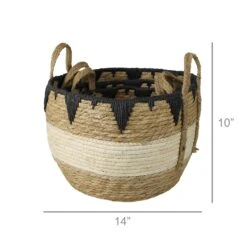 Tarfaya Grass Baskets - Set Of 3 -Home Touch Sale Store 0850 0 9