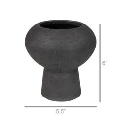Nador Black Ceramic Vase -Home Touch Sale Store 3256 2 9