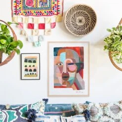 Face 3 Art Print By Justina Blakeney -Home Touch Sale Store 3 2 2ed2d8ea f929 4ee2 ae81 6658da071dc1