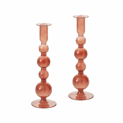 Suzette Amber Glass Candle Holder Set Of 2 -Home Touch Sale Store 43754 00 PhotoRoomcopy PhotoRoom