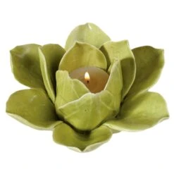 Handcrafted Lotus Tea Light Holder -Home Touch Sale Store 7637 3 e9402007 3d12 485c bc75 971f5256c22c