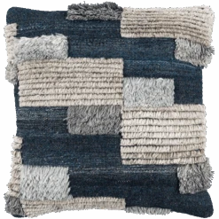 Blue Salima Shag Pillow