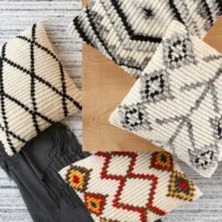 Jariti Shag Pillow -Home Touch Sale Store BESGroup styleshot 201