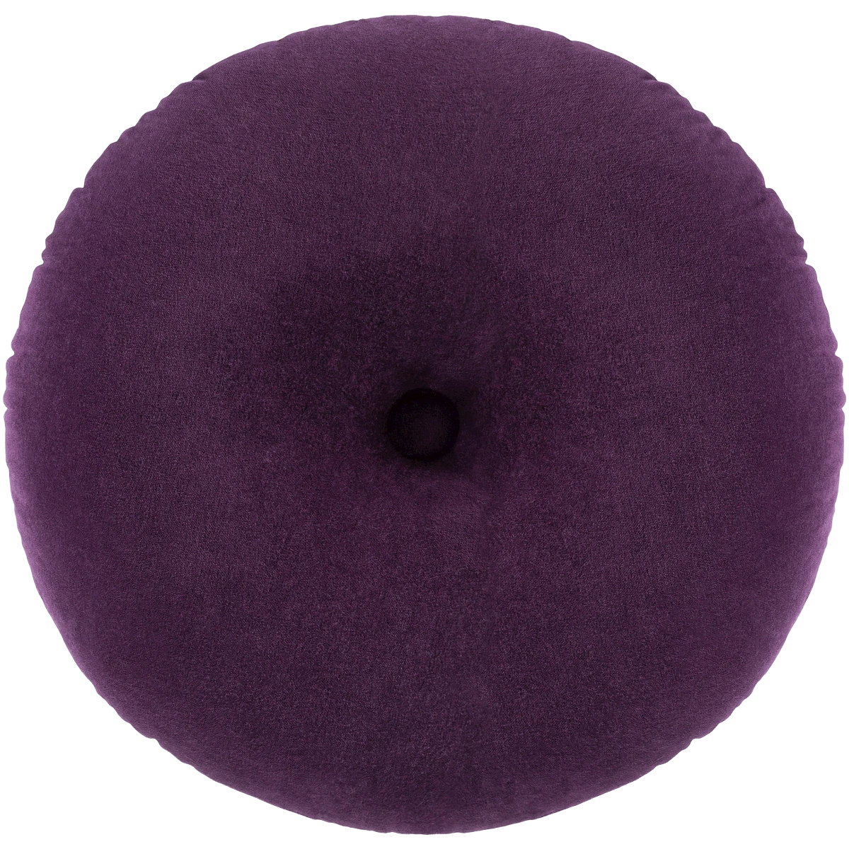 Purple Velvet Round Pillow 1 Purple Velvet Round Pillow