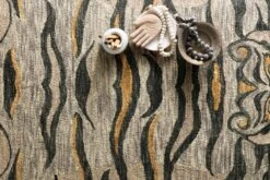 Feroz Silver Tiger Rug By Justina Blakeney® X Loloi -Home Touch Sale Store FEROFER 01SI00 roomscene 2