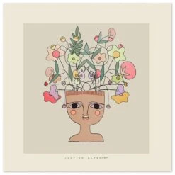 Flower Thinker 2 Art Print By Justina Blakeney -Home Touch Sale Store FlowerThinker2 Shadow 3bd6bf96 e0cf 41bb 9e27 7901cffbbc41