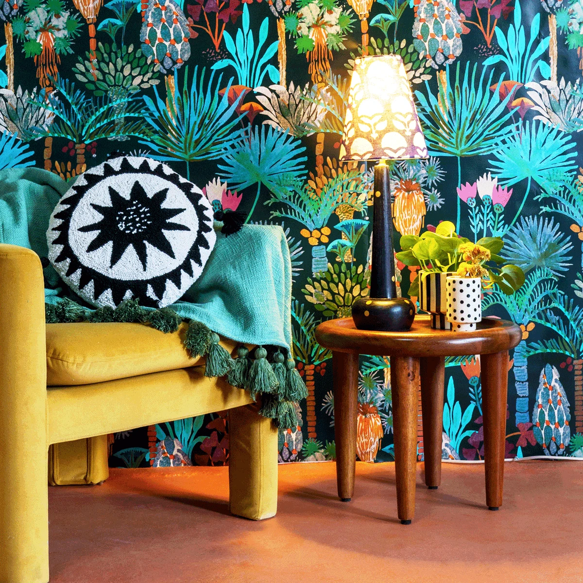 Jungalow Hilma Table Lamp Base In Black By Like A Lion™ 5 Jungalow Hilma Table Lamp Base In Black By Like A Lion™ - Image 5