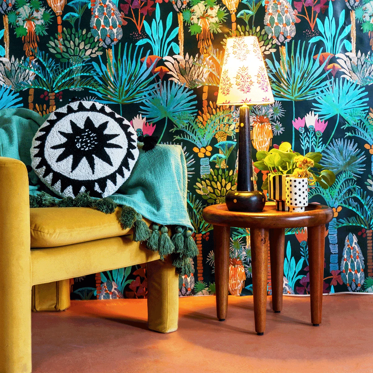 Jungalow Hilma Table Lamp Base In Black By Like A Lion™ 2 Jungalow Hilma Table Lamp Base In Black By Like A Lion™ - Image 2