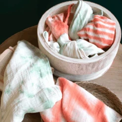 Poppy Hand Dyed Tea Towel Set 7 Poppy Hand Dyed Tea Towel Set -Home Touch Sale Store NRV2350 8 PhotoRoom