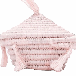 Pink Basket With Tassels Holiday Ornament 7 Pink Basket With Tassels Holiday Ornament -Home Touch Sale Store OO.10250detail 1800x1800 PhotoRoom