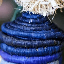 Blue Gradient Pom Pom Basket Holiday Ornament 10 Blue Gradient Pom Pom Basket Holiday Ornament -Home Touch Sale Store OO.20143details 1800x1800 PhotoRoom