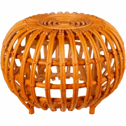 Rattan Round Ottoman