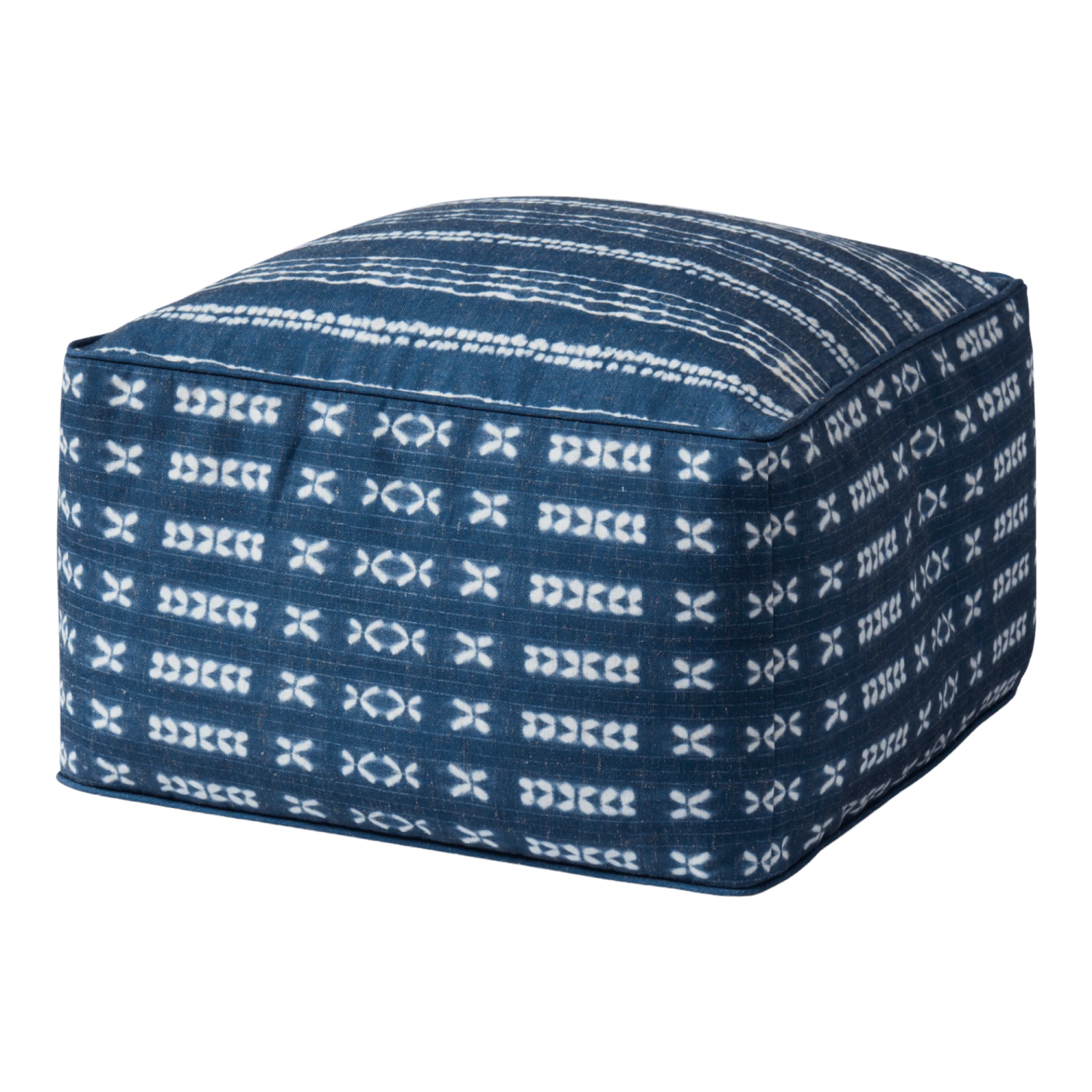 Indigo Pouf 1 Indigo Pouf