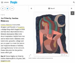 Warm Nights Art Print By Justina Blakeney -Home Touch Sale Store ScreenShot2021 02 03at4.59.22PM 55e27fa2 88e4 4c20 90f7 96f596c85f1f