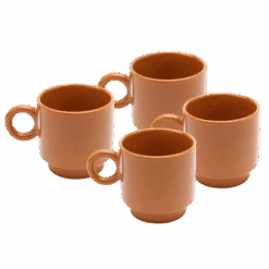 Jungalow Kaya Ceramic Mug Set, Amber By Justina Blakeney™