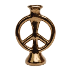 Jungalow Peace Vase By Justina Blakeney™ -Home Touch Sale Store bronze