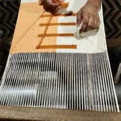 Sienna Stripe Lumbar Pillow -Home Touch Sale Store casaamarosa cushions terra stripe lumbar pillow 12x34 inch ccl kl 13 28740064182446 be43c878 1723 476b bd09 dc4b398fe04f