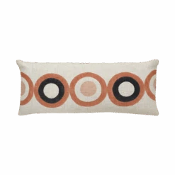 Navia Circle Block Printed Lumbar Throw Pillow