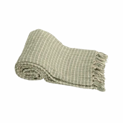 Sage Check Throw Blanket -Home Touch Sale Store green3 PhotoRoom