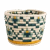 Green Woven Planter