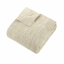 Natural Hamsa Quilt Set By Jungalow® -Home Touch Sale Store hamsanatural