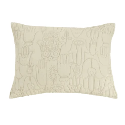 Natural Hamsa Quilt Set By Jungalow® -Home Touch Sale Store hamsapillowcase