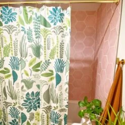 Jardin Shower Curtain By Jungalow™ -Home Touch Sale Store jardinshowercurtain