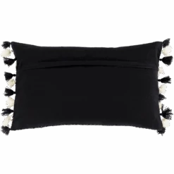 Pabla Tassel Lumbar Pillow -Home Touch Sale Store jti004 detail back PhotoRoom