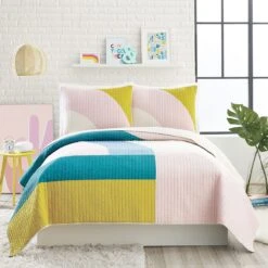 Modshapes Quilt Set By Ampersand -Home Touch Sale Store modshape