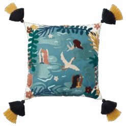 Optimism Ocean Pillow By Justina Blakeney® X Loloi