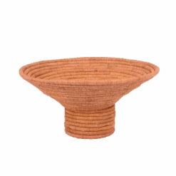 Peach Pedestal Bowl