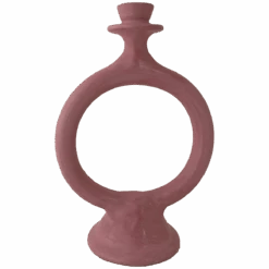 Circle Candle Holder -Home Touch Sale Store pink circle candle holder