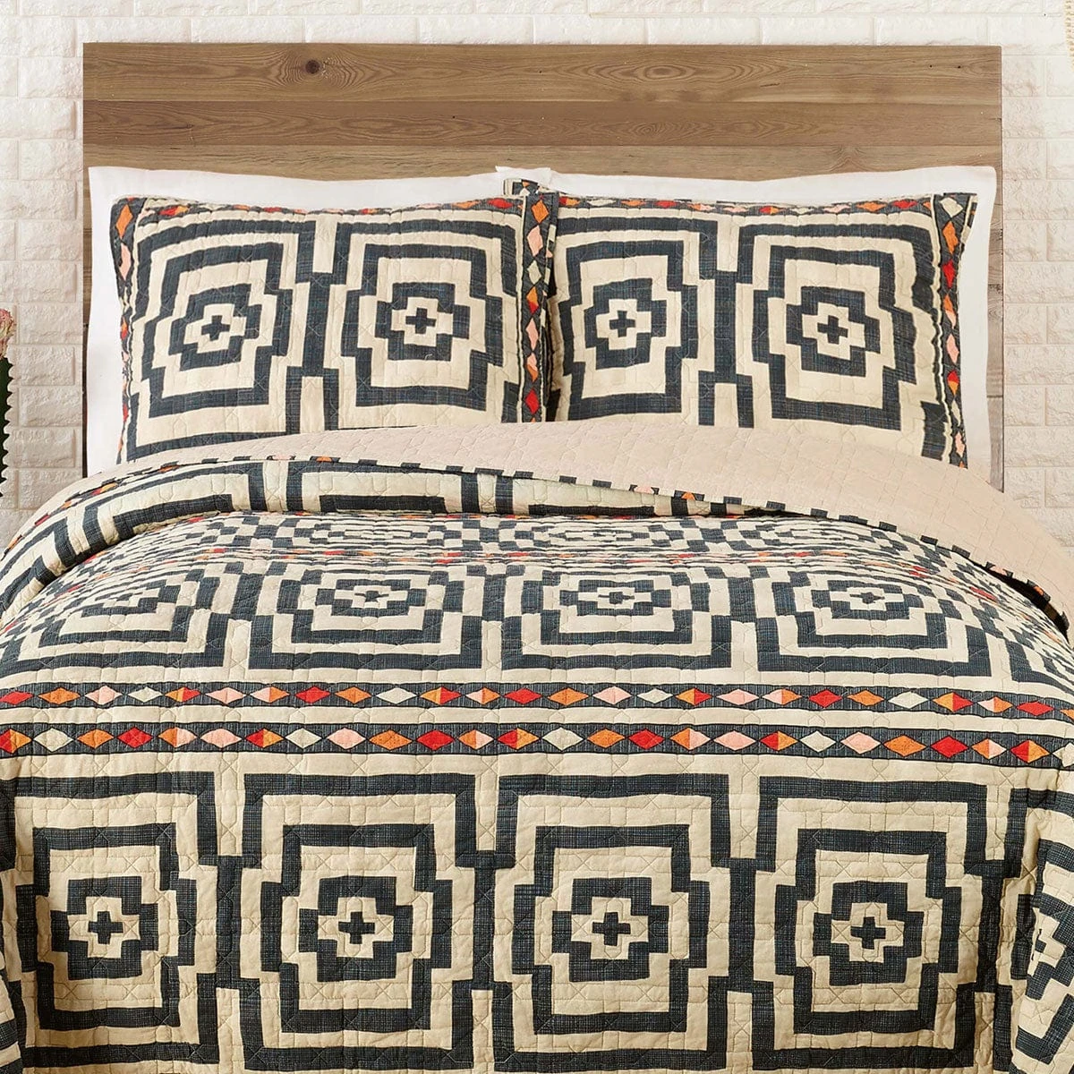 Hypnotic Standard Sham Set By Jungalow® 2 Hypnotic Standard Sham Set By Jungalow® - Image 2