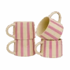 Jungalow Tierra Striped Mug Set In Lavender