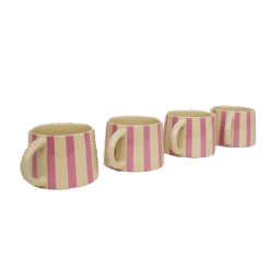 Jungalow Tierra Striped Mug Set In Lavender -Home Touch Sale Store tierramug3