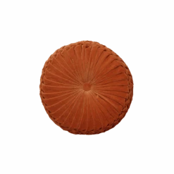 Velvet Round In Rust